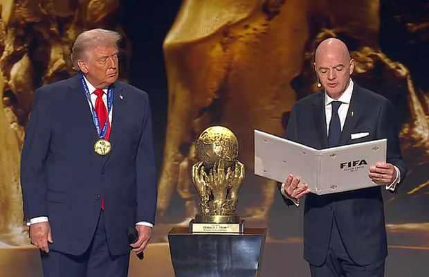 „Surpriză” la FIFA » Donald Trump a primit primul Premiu pentru Pace: „Am oprit atât de multe războaie. În Congo ar mai fi murit 10 milioane de oameni”