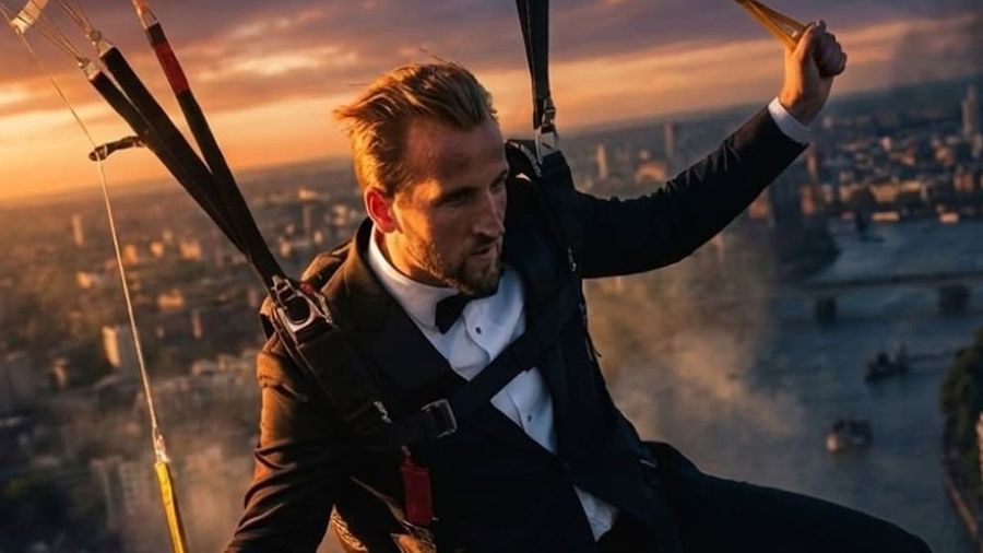 Harry Kane, noul James Bond! Imagini spectaculoase