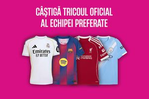Participă la concurs pentru șansa de a câștiga tricoul oficial al echipei preferate!