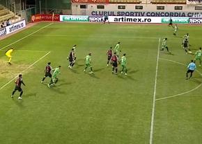 Ireal! Gol marcat dintr-un ofsaid uriaș în primul meci al etapei din Liga 2