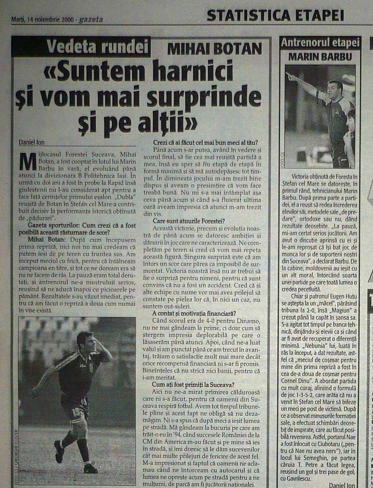 Dinamo - Foresta 4-5, imagini de arhivă » Dansând cu pozele vechi