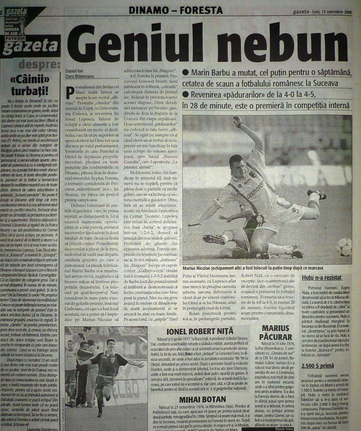 Dinamo - Foresta 4-5, imagini de arhivă » Dansând cu pozele vechi