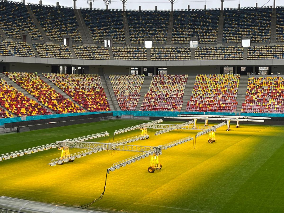 Cum se prezintă Arena Națională cu o zi înaintea marelui derby FCSB - Dinamo