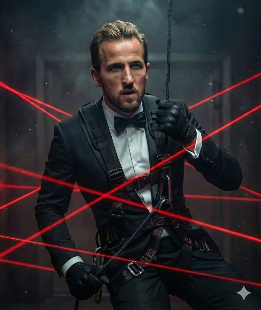 Harry Kane, noul James Bond! Imagini spectaculoase