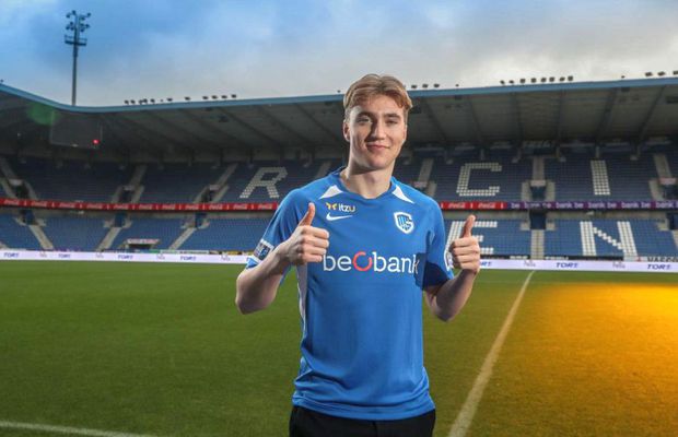 Alarmă pentru Ianis Hagi! Kristian Thorstvedt, talentul norvegian al anului transferat de Genk, e mai puternic, mai înalt și are un picior stâng bun!