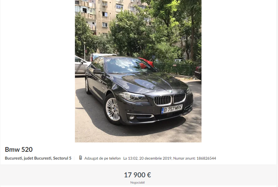 Șoferul de BMW izbit de tramvai voia să își vândă mașina! Cât cerea pe ea