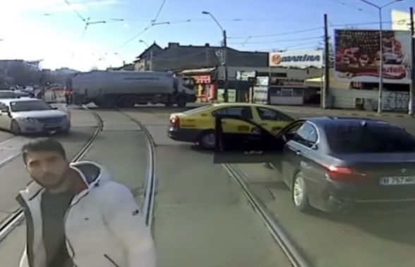VIDEO Vatmanul care a lovit un BMW ar putea fi dat afară de STB! Reacția oficială a Poliției
