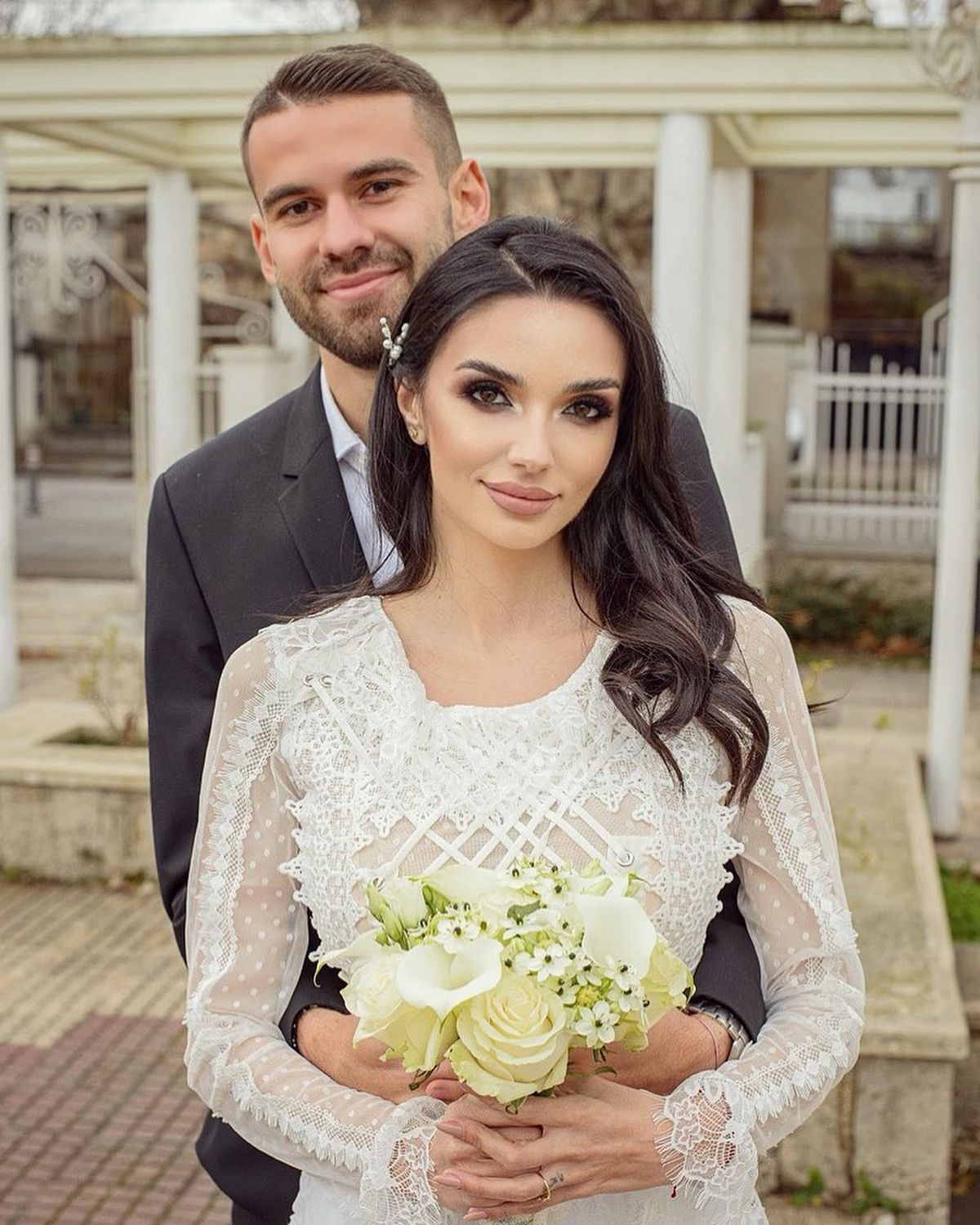 FOTO Bogdan Țîru s-a căsătorit cu o brunetă superbă » Imagini de senzație cu Marina