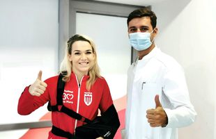 VIDEO Angela Cioca a devenit studiu de caz pentru medicii chirurgi! Joacă handbal cu umărul imobilizat