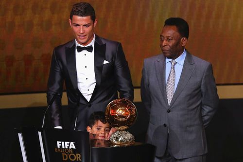 Pele și Cristiano Ronaldo. foto: Guliver/Getty Images