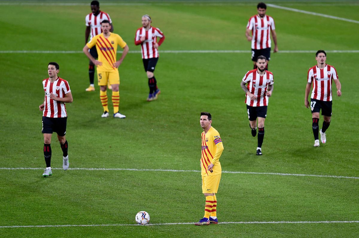 FOTO. Athletic Bilbao - Barcelona 2-3 » Spectacol cu CINCI goluri! „Dubla” lui Messi îi propulsează pe catalani pe podium