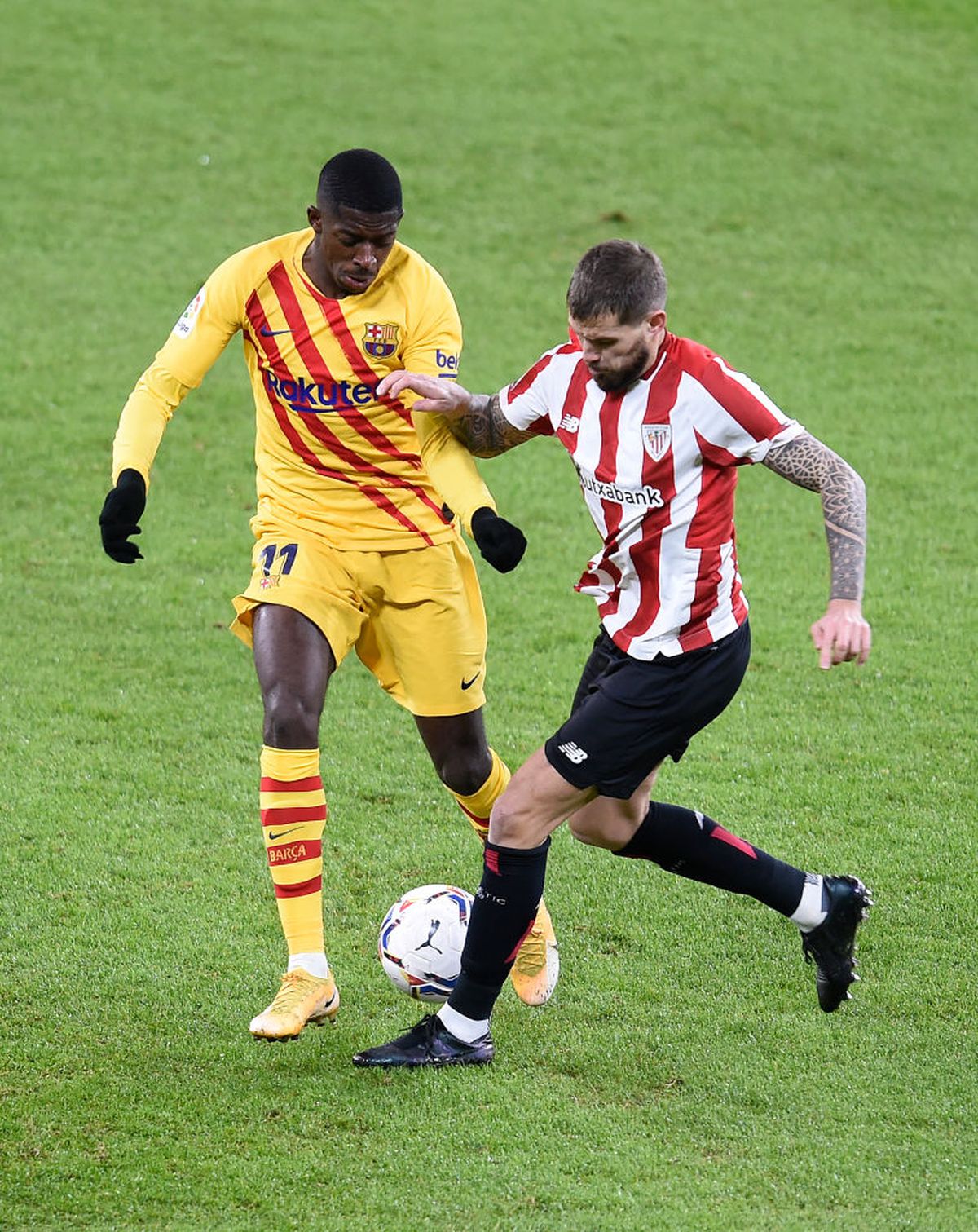 FOTO. Athletic Bilbao - Barcelona 2-3 » Spectacol cu CINCI goluri! „Dubla” lui Messi îi propulsează pe catalani pe podium