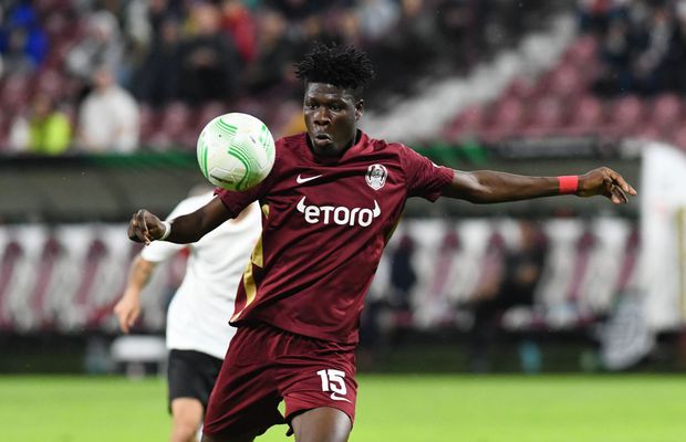 Conducătorii campioanei CFR Cluj susțin că Emmanuel Yeboah are și alte oferte: „Poate pleca pe o sumă mai mare”