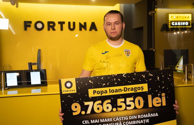 Fortuna a plătit cel mai mare câștig la pariuri, din România