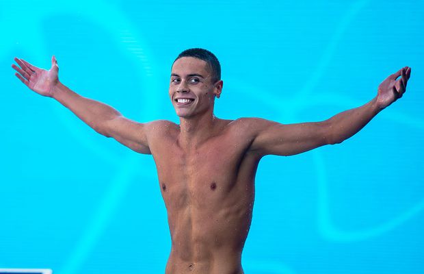 David Popovici, nominalizat la premiul de cel mai bun înotător european al anului » Alți doi români candidează la trofeele LEN