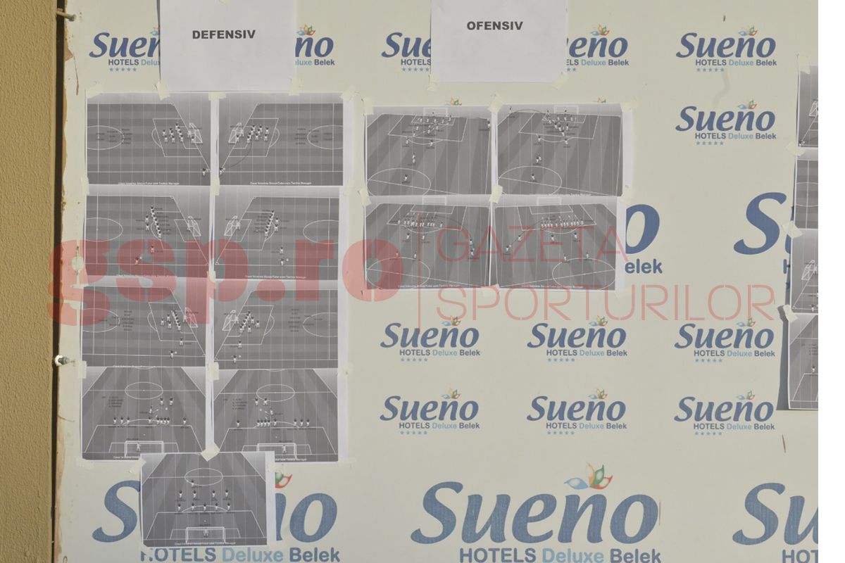 CORESPONDENȚĂ DIN ANTALYA » Iată schemele Rapidului, cum se apără, cum atacă, cine are responsabilitatea fazelor fixe! GSP are întregul „tablou”