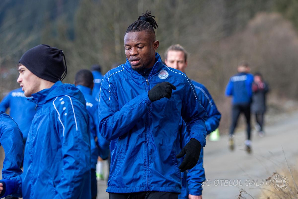 Jucătorii Oțelului Galați, puși la pante în cantonament