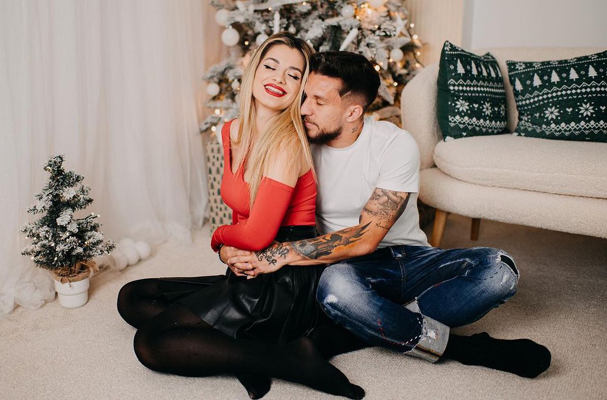 Alex Băluță și soția sa, Diana