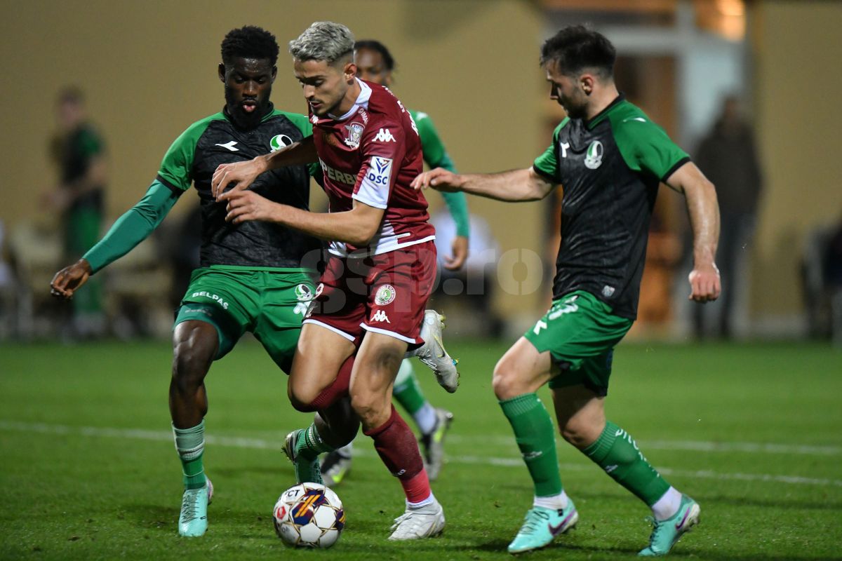 Toate cele 3 transferuri ale Rapidului au debutat » Cum s-au mișcat: unul satisfăcător, unul risipitor și altul truditor