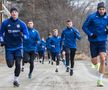 Noi imagini inedite din cantonamentul Oțelului » Jucătorii moldovenilor, puși să alerge în spatele mașinilor