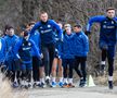 Noi imagini inedite din cantonamentul Oțelului » Jucătorii moldovenilor, puși să alerge în spatele mașinilor