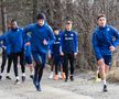 Noi imagini inedite din cantonamentul Oțelului » Jucătorii moldovenilor, puși să alerge în spatele mașinilor
