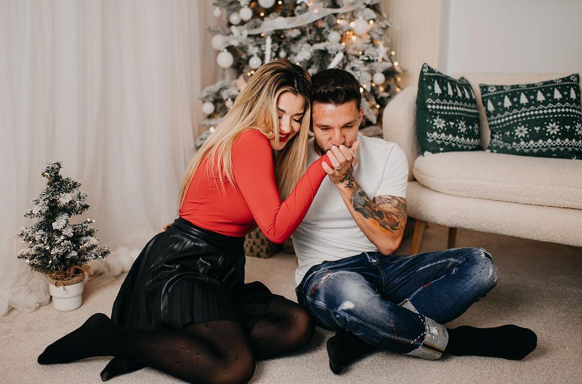 Alex Băluță și soția sa, Diana