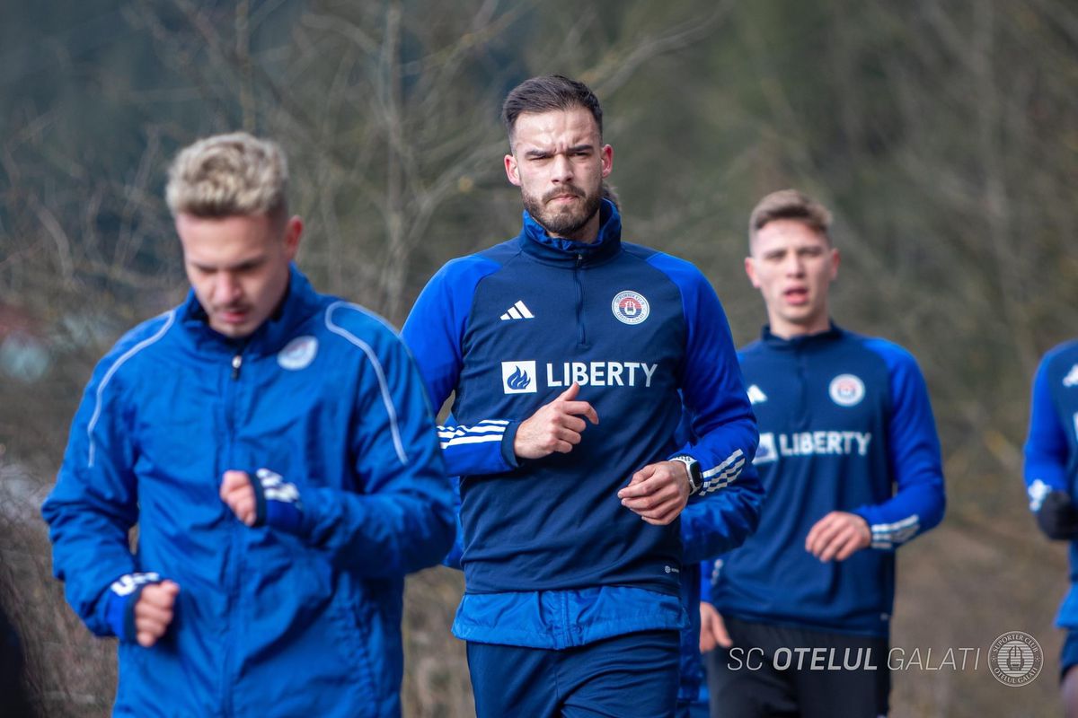 Jucătorii Oțelului Galați, puși la pante în cantonament
