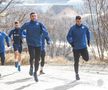 Noi imagini inedite din cantonamentul Oțelului » Jucătorii moldovenilor, puși să alerge în spatele mașinilor