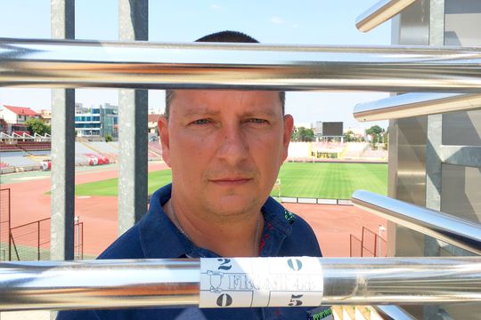 Ionuț Chirilă pe stadionul Dinamo, foto: Gazeta Sporturilor