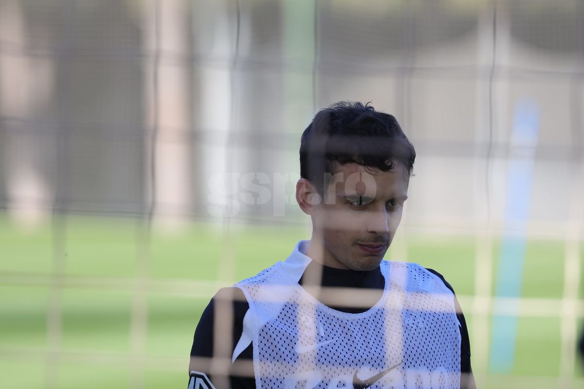 Precum un atacant! Gol de kinogramă marcat de Chiricheș la antrenamentul FCSB-ului