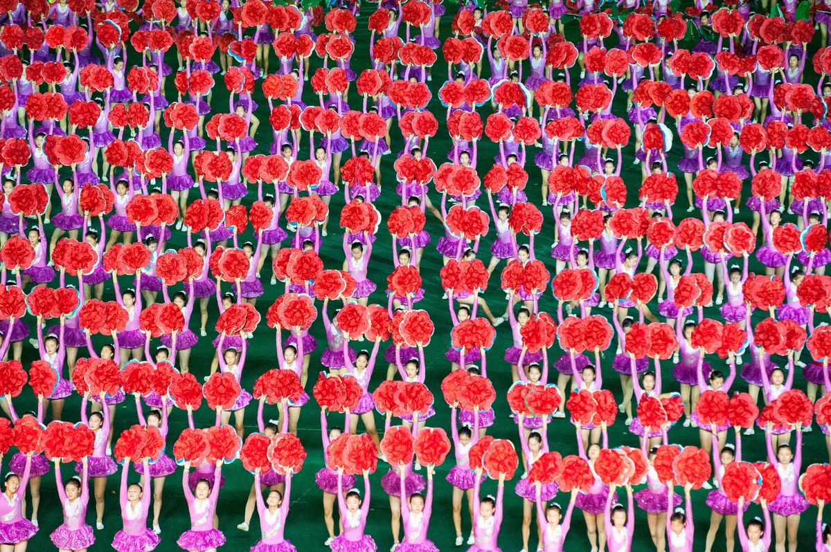 Imagini IREALE din al doilea cel mai mare stadion de pe glob » Mastodontul din Coreea de Nord este „casa” manifestațiilor propagandiste ale sistemului represiv