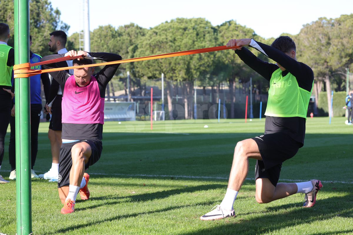 Precum un atacant! Gol de kinogramă marcat de Chiricheș la antrenamentul FCSB-ului
