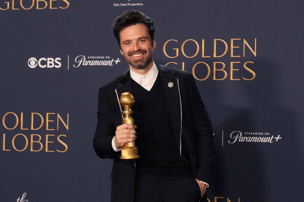 Imagini virale cu Nadia Comăneci la Globurile de Aur 2025! Sebastian Stan, actorul român premiat cu Globul de Aur