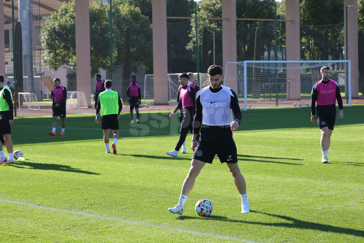 Precum un atacant! Gol de kinogramă marcat de Chiricheș la antrenamentul FCSB-ului