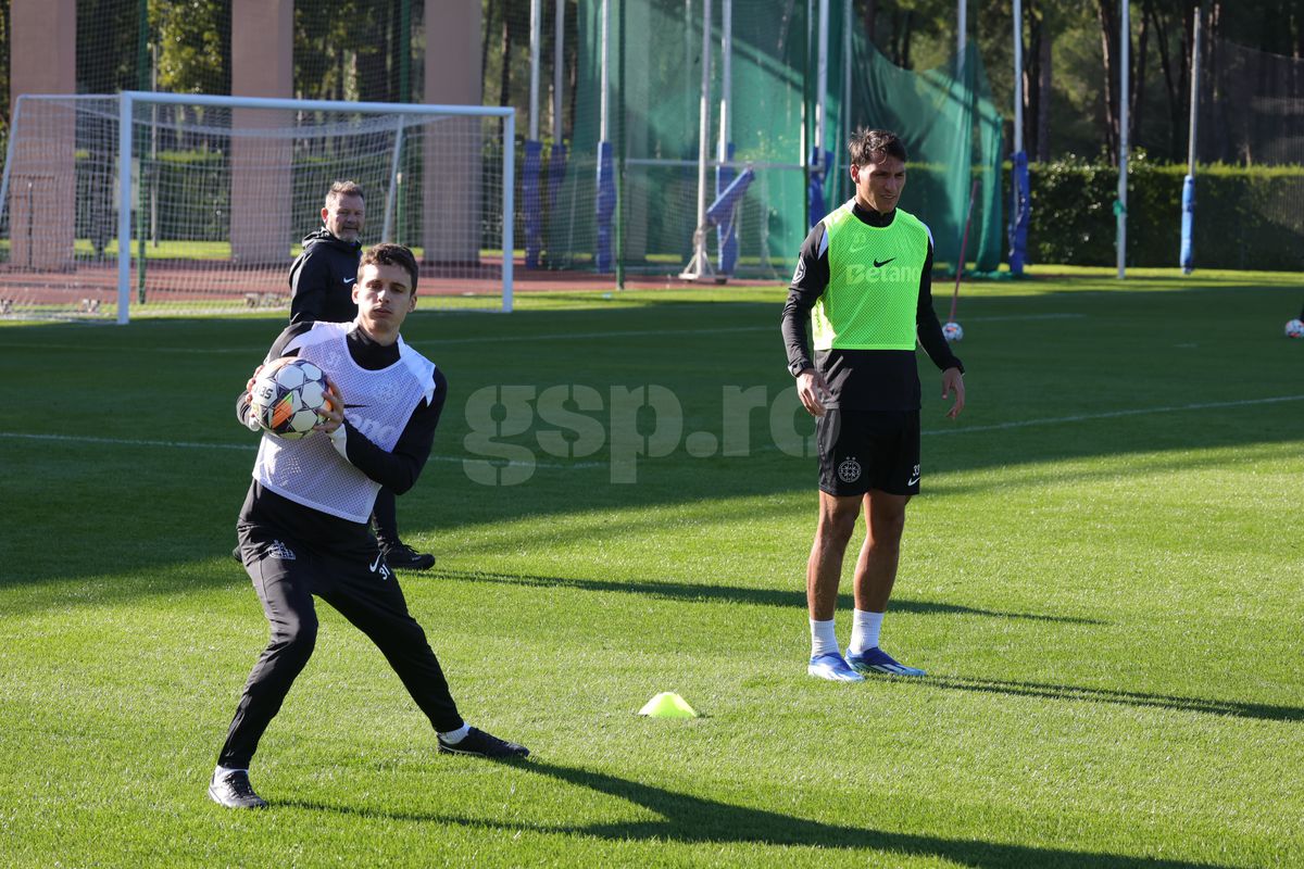 Juri Cisotti a făcut cunoștință cu metodele lui Neubert: „Tempo, Juri, tempo” » Cum a decurs primul antrenament făcut de FCSB în Antalya + Cine a lipsit