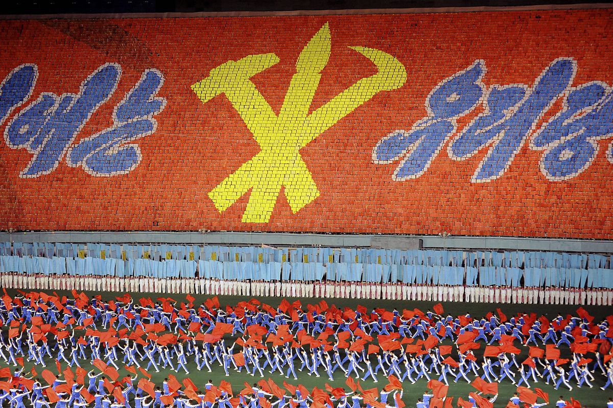 Imagini IREALE din al doilea cel mai mare stadion de pe glob » Mastodontul din Coreea de Nord este „casa” manifestațiilor propagandiste ale sistemului represiv