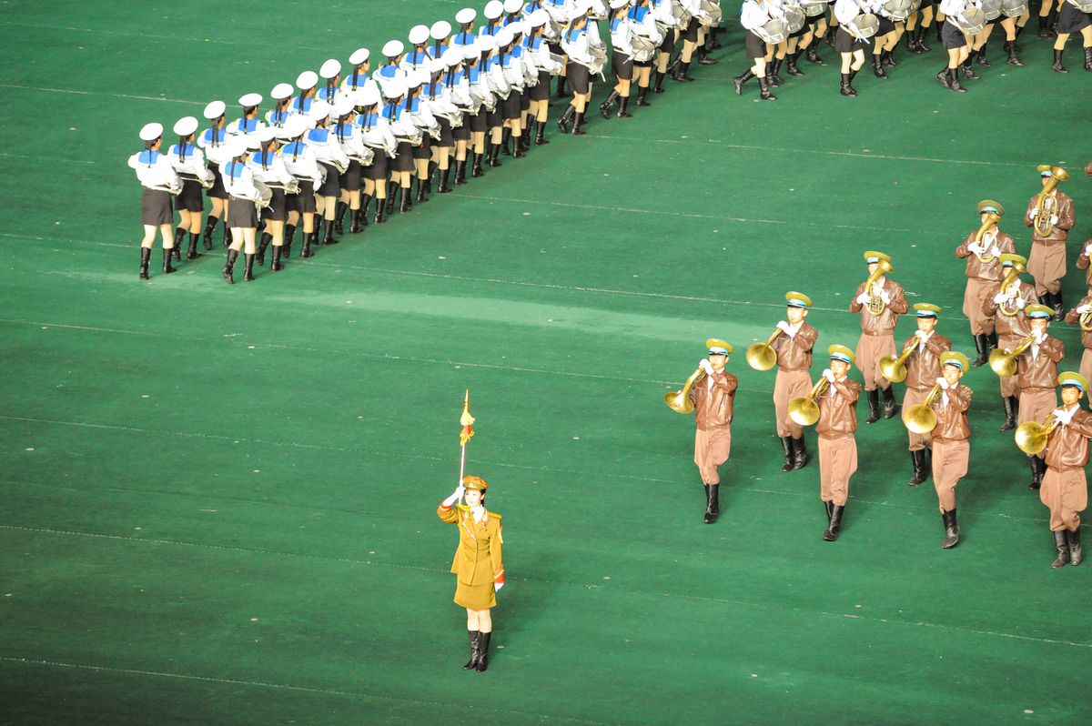 Imagini IREALE din al doilea cel mai mare stadion de pe glob » Mastodontul din Coreea de Nord este „casa” manifestațiilor propagandiste ale sistemului represiv