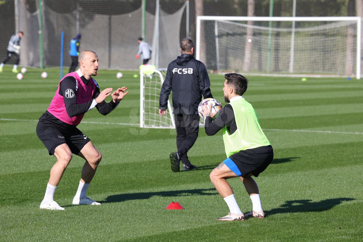 Antrenament FCSB în Antalya, 6 ianuarie 2025