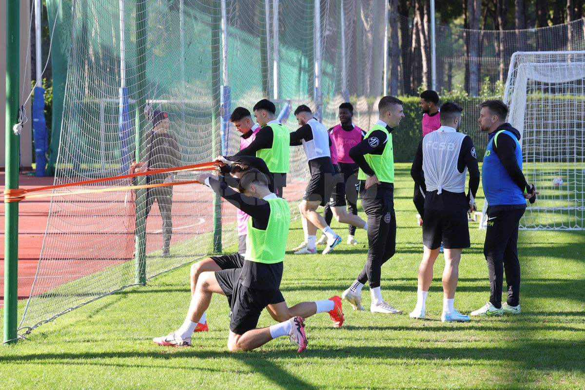 Juri Cisotti a făcut cunoștință cu metodele lui Neubert: „Tempo, Juri, tempo” » Cum a decurs primul antrenament făcut de FCSB în Antalya + Cine a lipsit