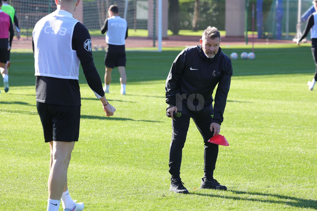 Juri Cisotti a făcut cunoștință cu metodele lui Neubert: „Tempo, Juri, tempo” » Cum a decurs primul antrenament făcut de FCSB în Antalya + Cine a lipsit