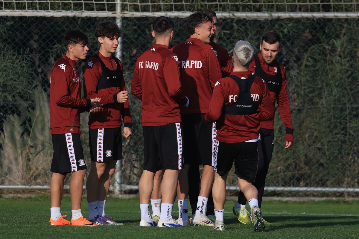 3 detalii inedite de la antrenamentul Rapidului: de ce s-a răstit Gâlcă chiar și la nou-venitul Paraschiv