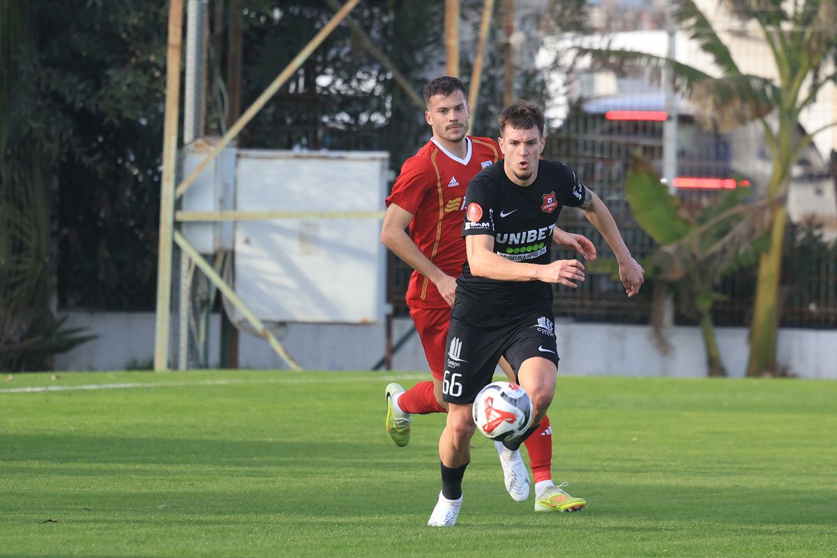 Hermannstadt - Kayserispor, meci nul la primul test din Antalya al băieților lui Dorinel Munteanu