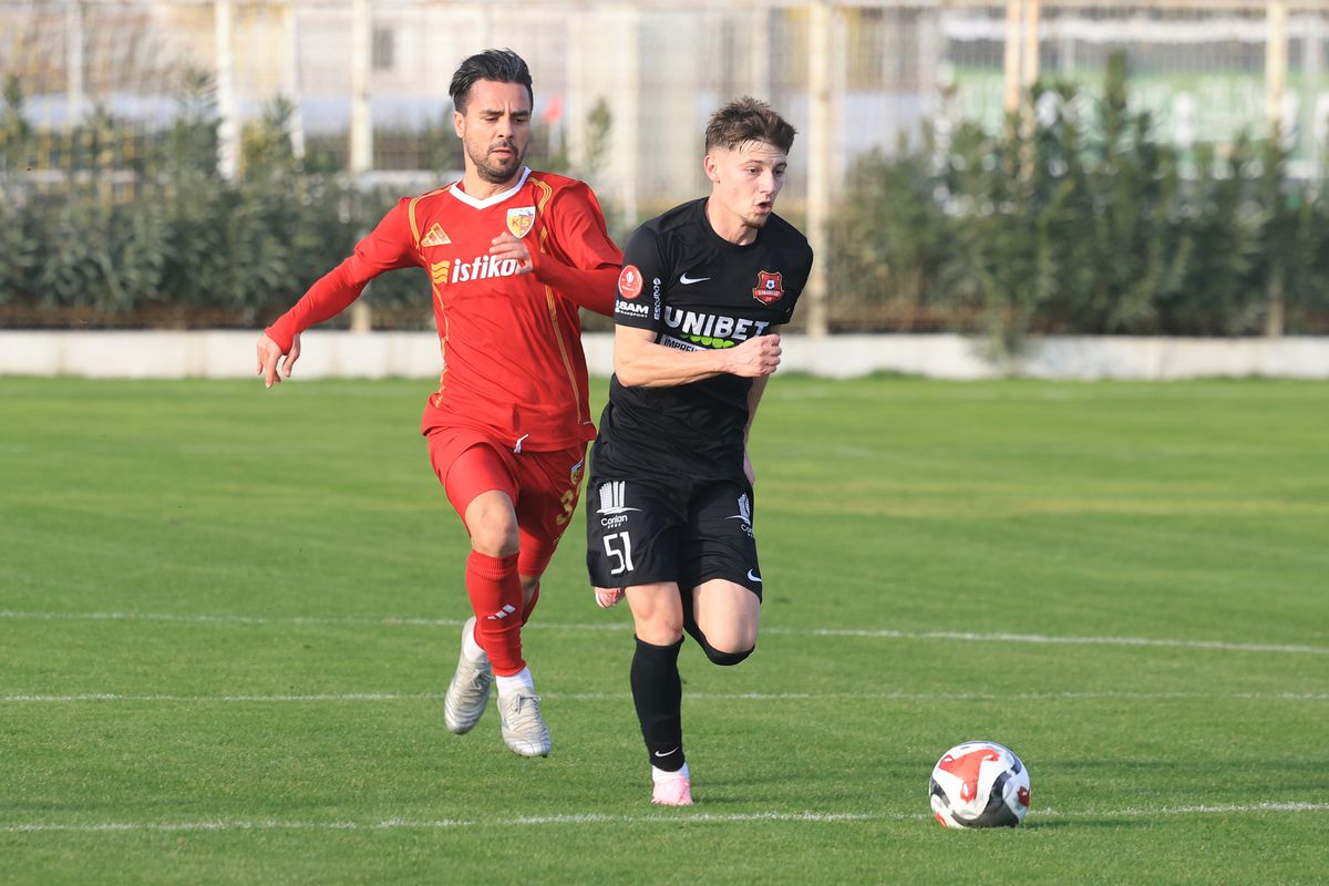 Hermannstadt - Kayserispor, meci nul la primul test din Antalya al băieților lui Dorinel Munteanu