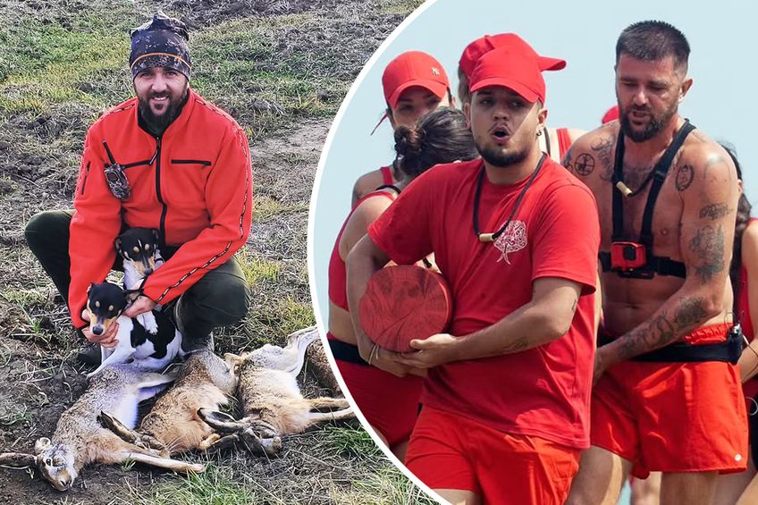 GALERIE FOTO Frizerul din Agigea care vânează iepuri și fazani a apărut la „Desafio. Aventura” cu chipul lui Cătălin Hîldan tatuat pe corp