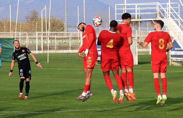 Hermannstadt - Kayserispor, meci nul la primul test din Antalya al băieților lui Dorinel Munteanu