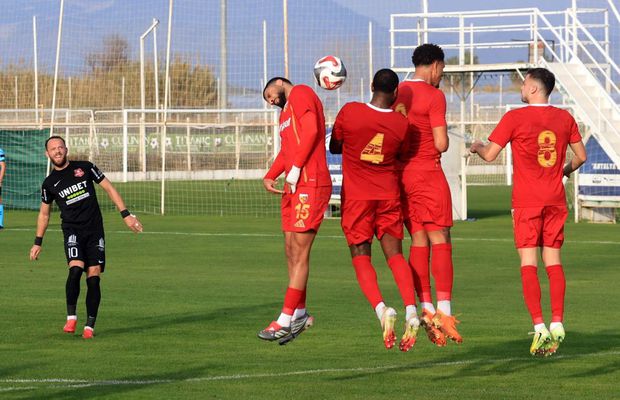 Hermannstadt - Kayserispor, meci nul la primul test din Antalya al băieților lui Dorinel Munteanu