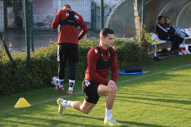 Antrenament Rapid în Antalya, Alexandru Dobre FOTO: Ionuţ Iordache (GSP)