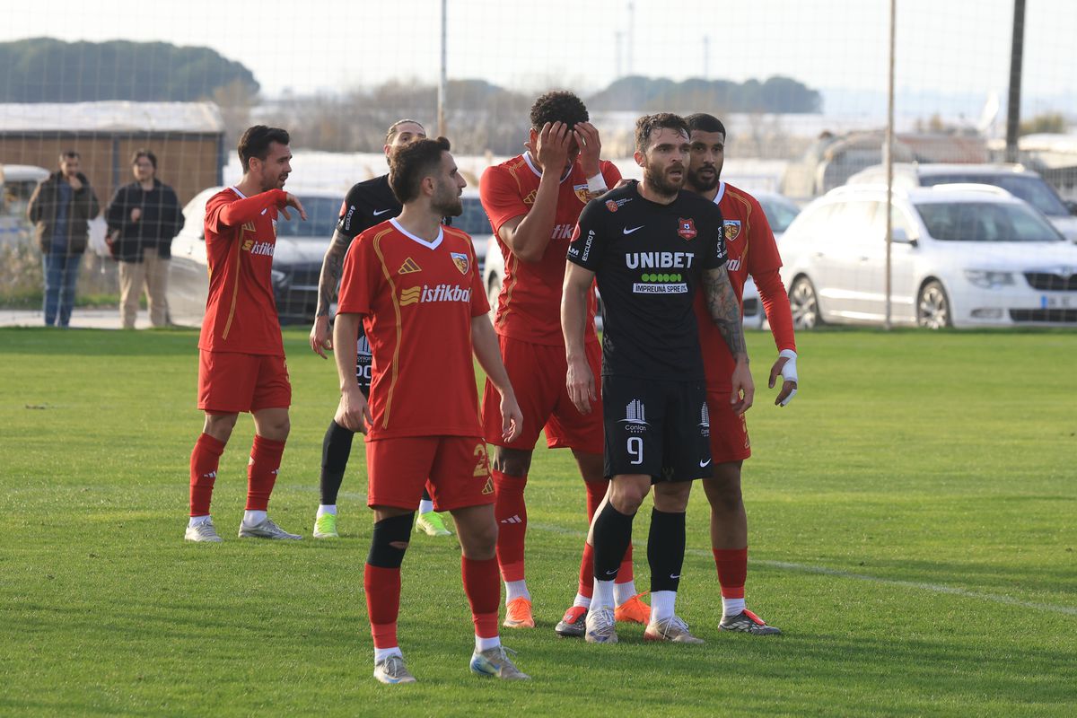 Hermannstadt - Kayserispor, meci nul la primul test din Antalya al băieților lui Dorinel Munteanu