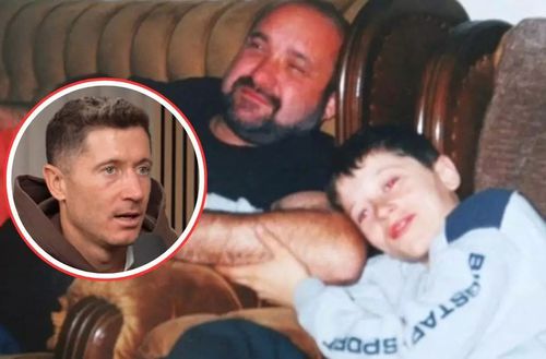 Robert Lewandowski și tatăl său, fotomontaj: sport.es